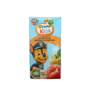 Сок ФрутоНяня Kids 0,2л яблоко-персик